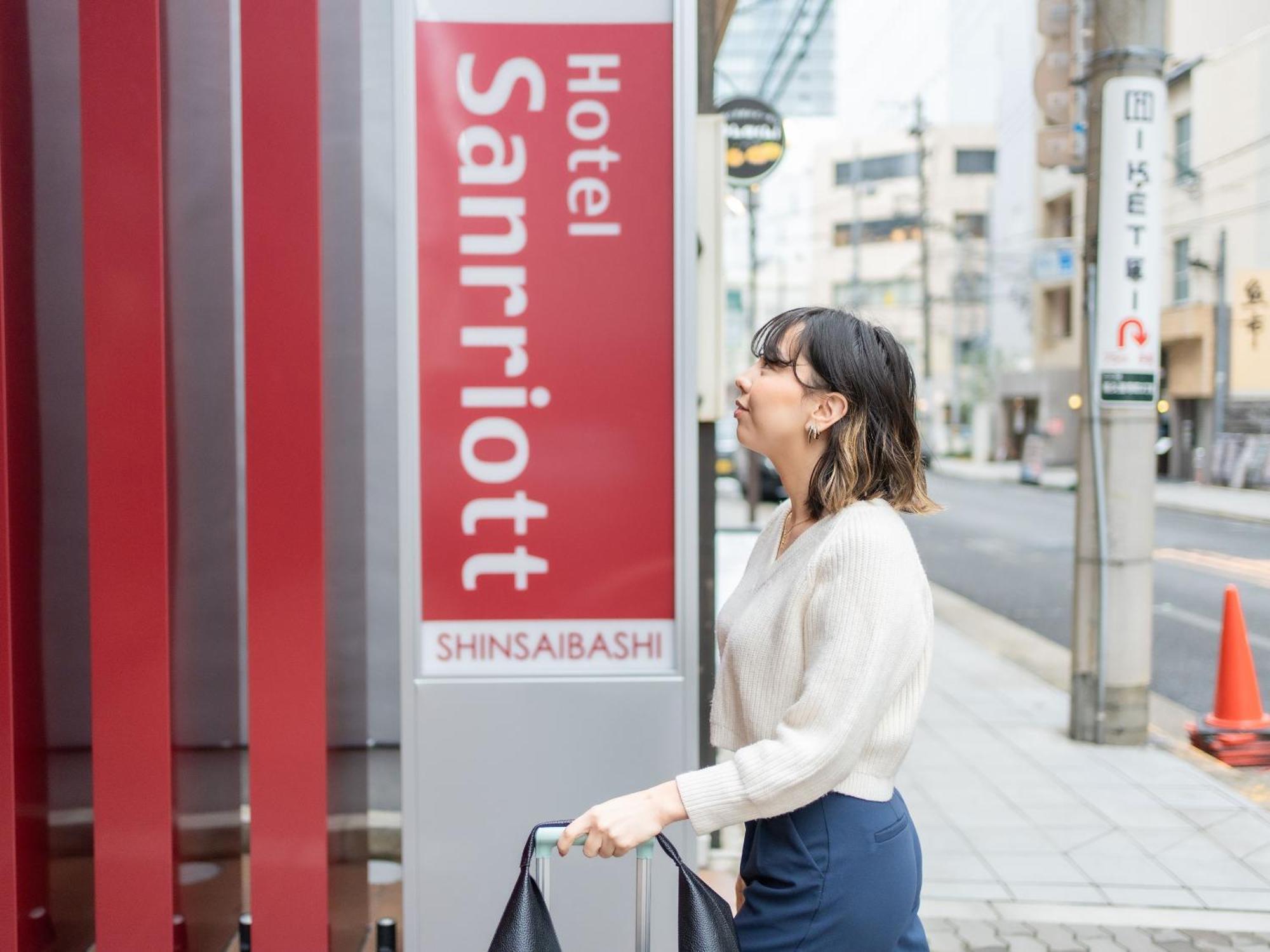 Hotel Sanrriott Shinsaibashi Ósaka Exteriér fotografie