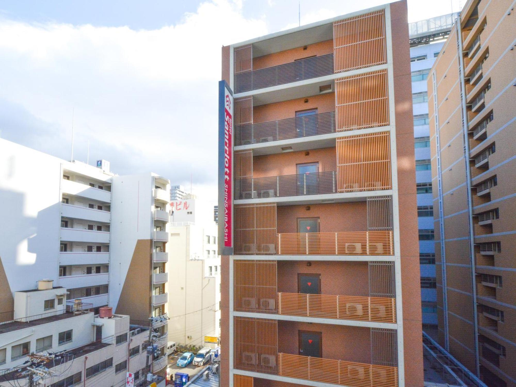 Hotel Sanrriott Shinsaibashi Ósaka Exteriér fotografie